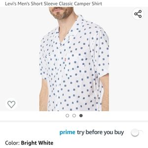 Brand New Men's Levi's Camp Style Relaxed Top